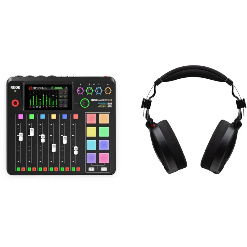 Rode Rodecaster Pro II With Free NTH-100 Headphones Billigare